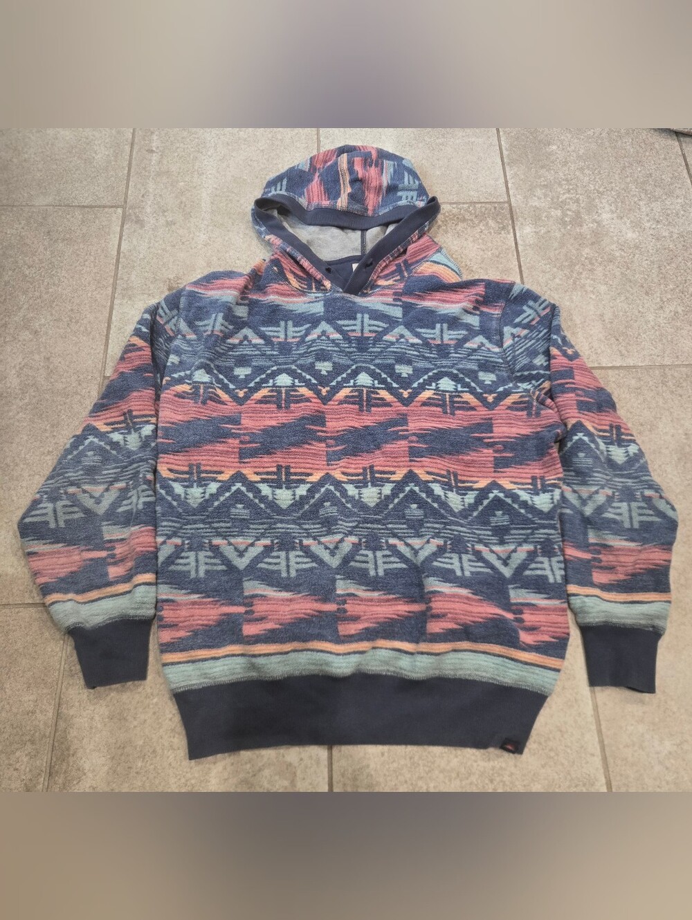 Faherty x ThunderVoice Hat Co TVHC Terranea Fleece Hoodie Men's XL Southwestern